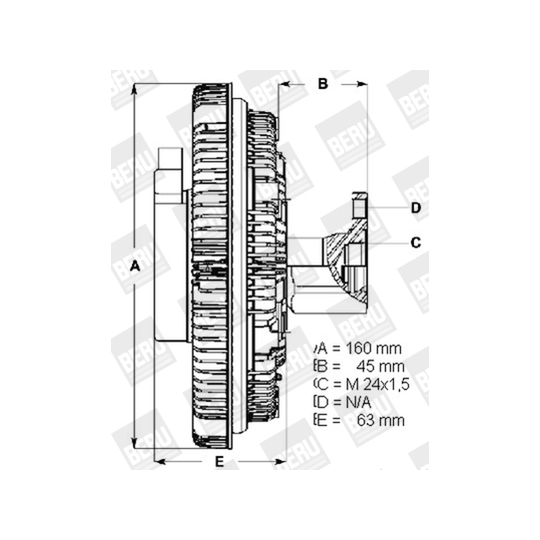 LK 008 - Clutch, radiator fan 