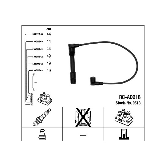 0518 - Ignition Cable Kit 