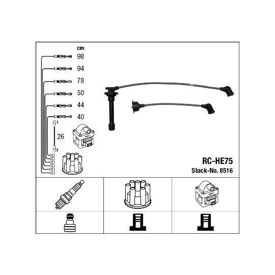 8516 - Ignition Cable Kit 