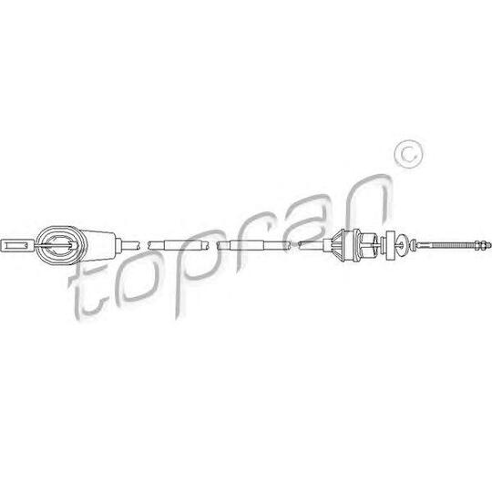 722 117 - Clutch Cable 
