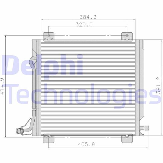 TSP0225088 - Condenser, air conditioning 