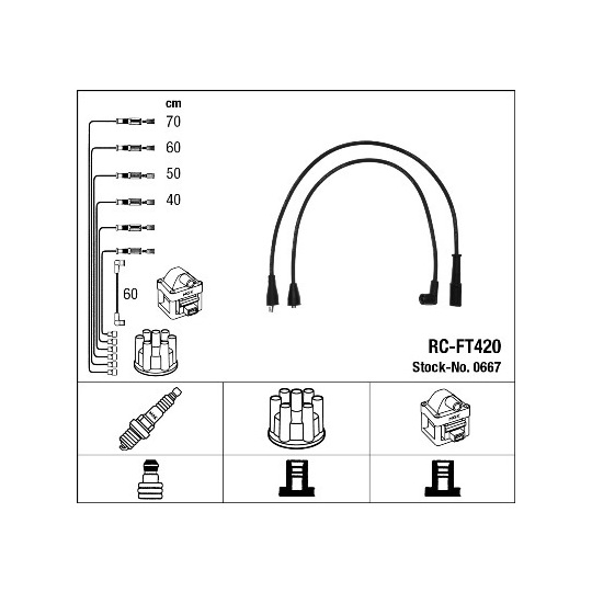 0667 - Ignition Cable Kit 