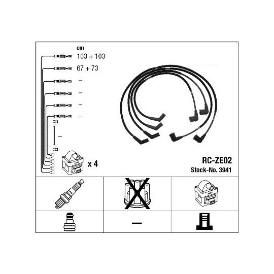 3941 - Ignition Cable Kit 