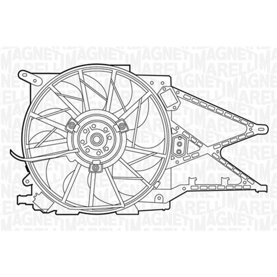 069422433010 - Fan, radiator 