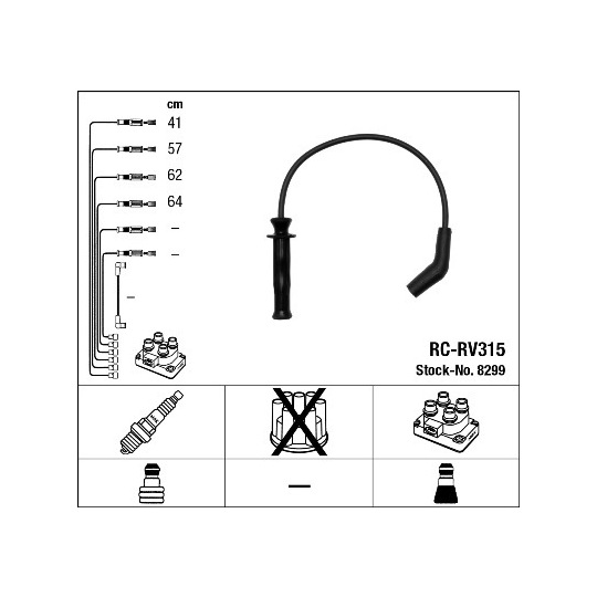 8299 - Ignition Cable Kit 