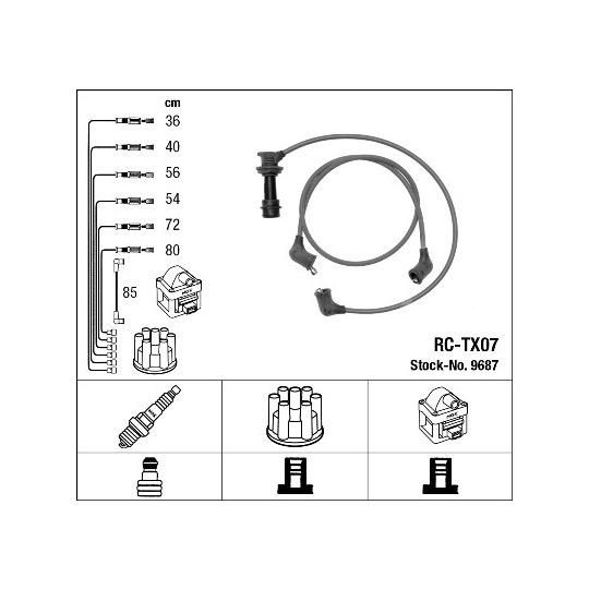 9687 - Ignition Cable Kit 