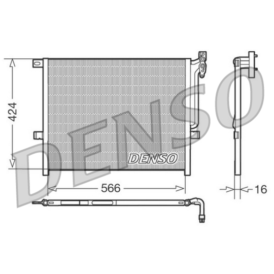 DCN05004 - Condenser, air conditioning 