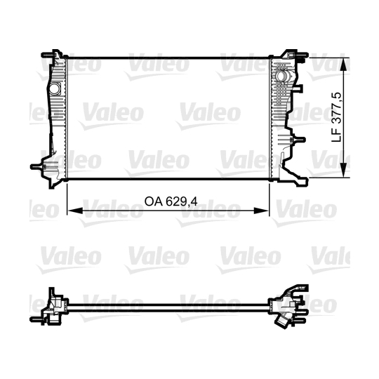 735607 - Radiator, engine cooling 