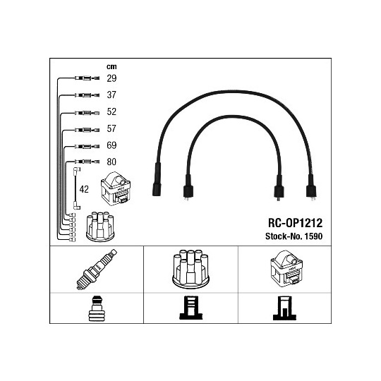 1590 - Ignition Cable Kit 