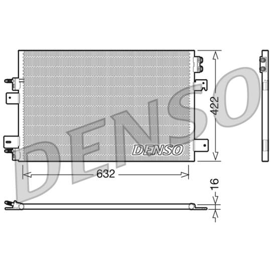DCN06007 - Condenser, air conditioning 