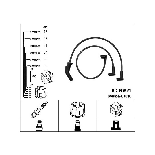 0616 - Ignition Cable Kit 