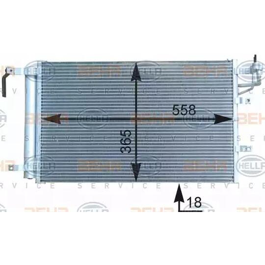 8FC351 303-091 - Kondensaator, kliimaseade 