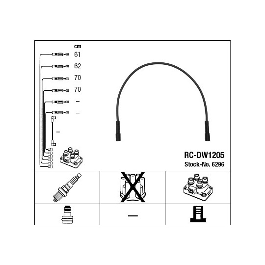 6296 - Ignition Cable Kit 