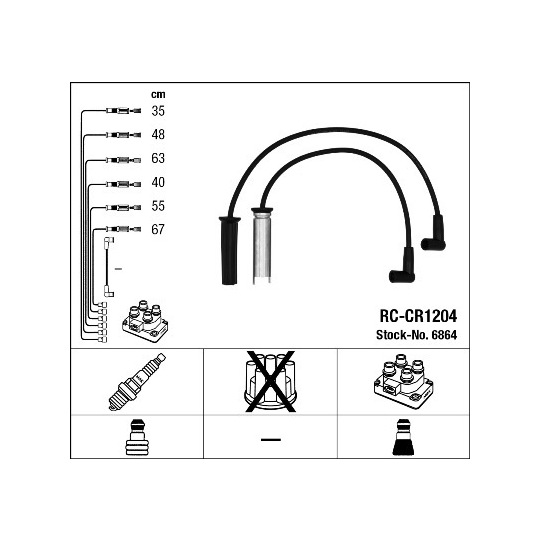 6864 - Ignition Cable Kit 