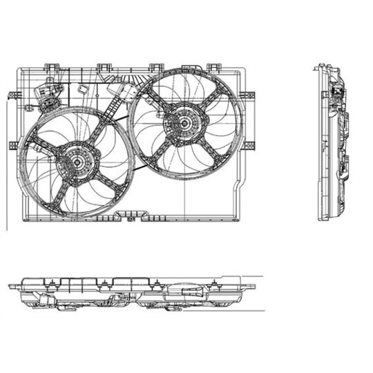 069422578010 - Fan, radiator 