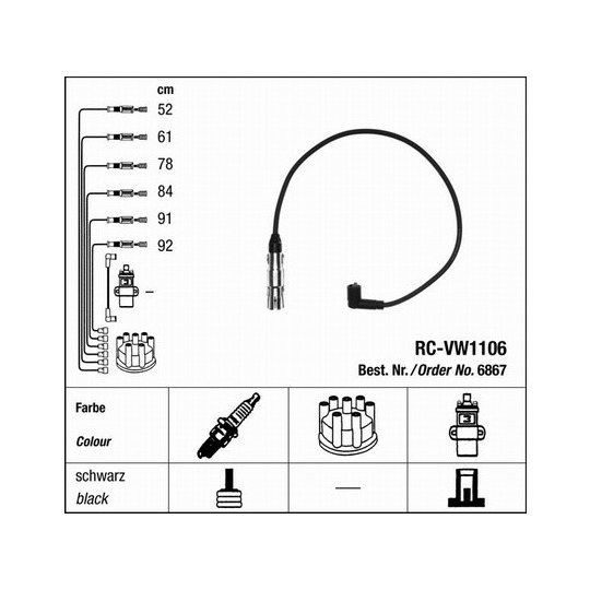 6867 - Ignition Cable Kit 