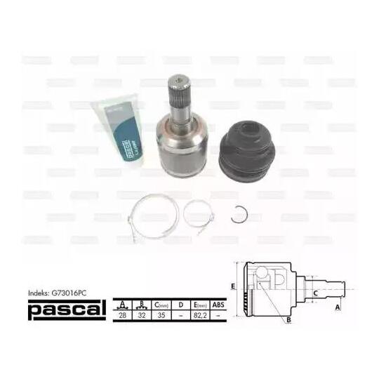 G73016PC - Joint Kit, drive shaft 