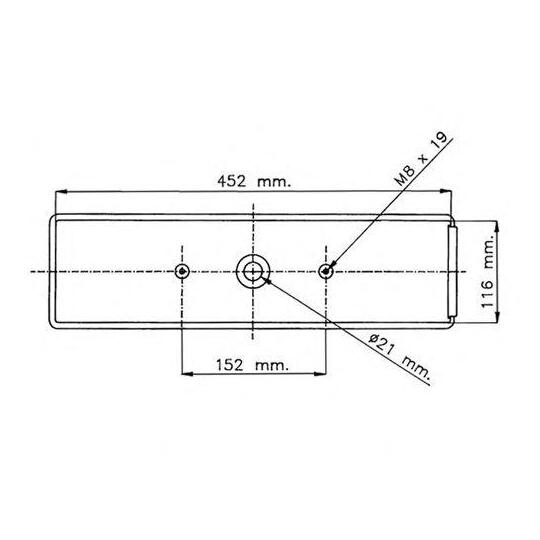 37505000 - Left rear lamp 