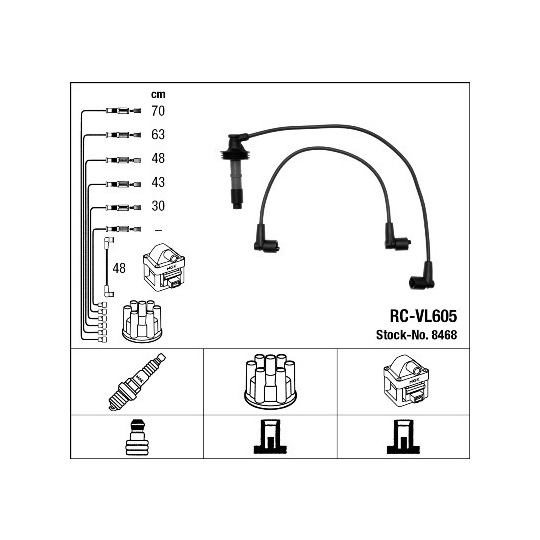 8468 - Tändkabelsats 