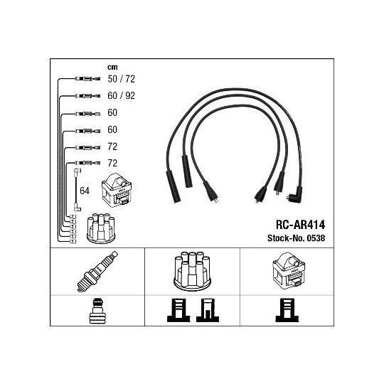 0538 - Ignition Cable Kit 