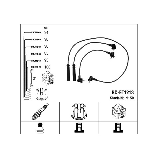 9150 - Ignition Cable Kit 