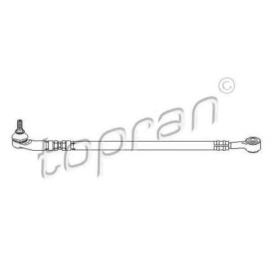 107 518 - Steering side rod (with end) 