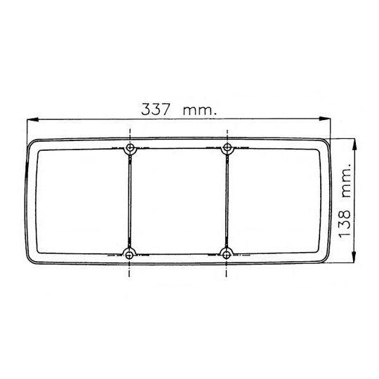 37420000 - Rear universal lamp 