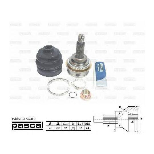 G17024PC - Driveshaft joint, outer 