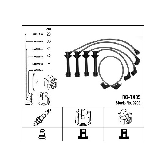 9706 - Süütesüsteemikomplekt 