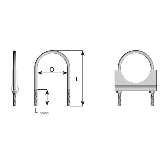 90142 - Clamp, exhaust system 