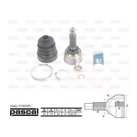 G18023PC - Joint Kit, drive shaft 