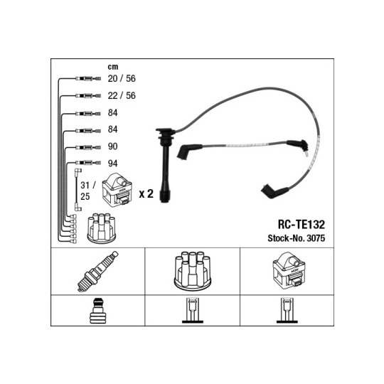3075 - Ignition Cable Kit 