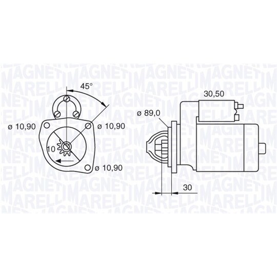 063522630200 - Startmotor 