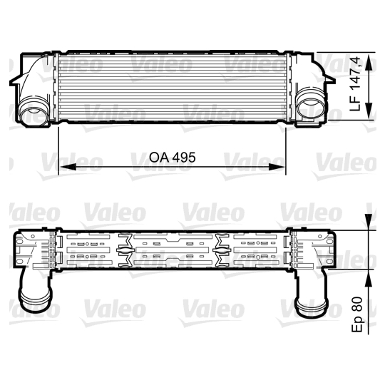 818252 - Intercooler, charger 