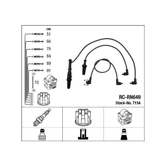 7154 - Ignition Cable Kit 