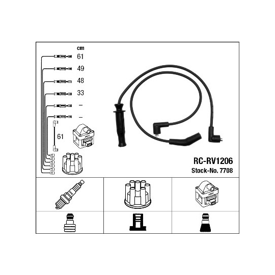 7708 - Ignition Cable Kit 