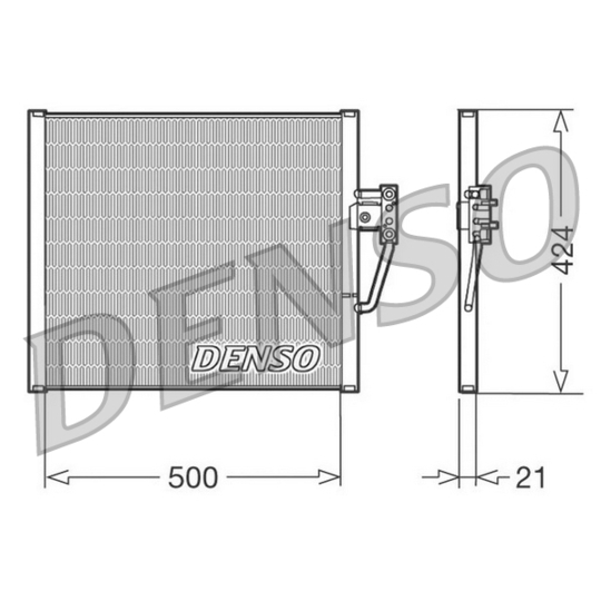DCN05005 - Condenser, air conditioning 