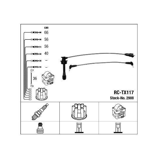 2908 - Ignition Cable Kit 