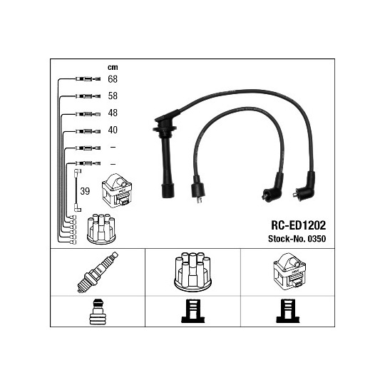 0350 - Ignition Cable Kit 