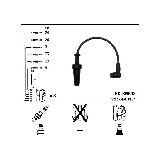 8184 - Ignition Cable Kit 