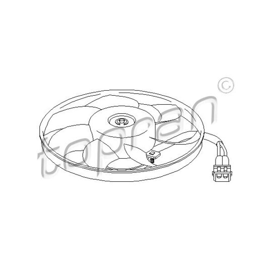 111 438 - Ventilaator, mootorijahutus 