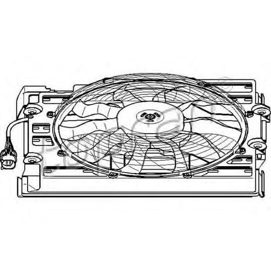 501 549 - Fan, radiator 