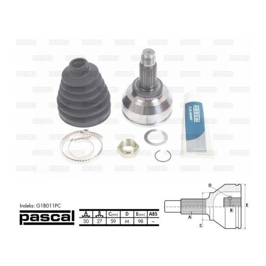 G1B011PC - Joint Kit, drive shaft 