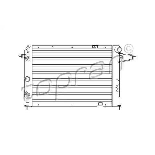 202 232 - Radiator, engine cooling 