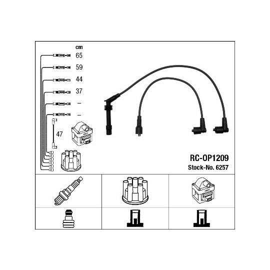 6257 - Ignition Cable Kit 