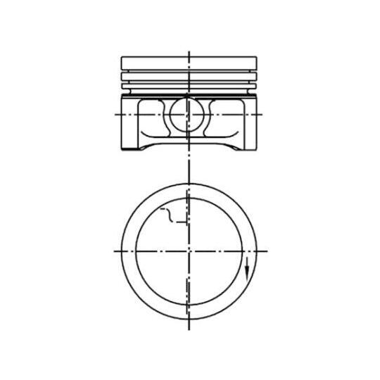 99 927 610 - Piston 