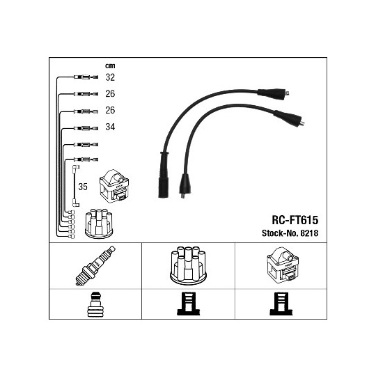 8218 - Ignition Cable Kit 