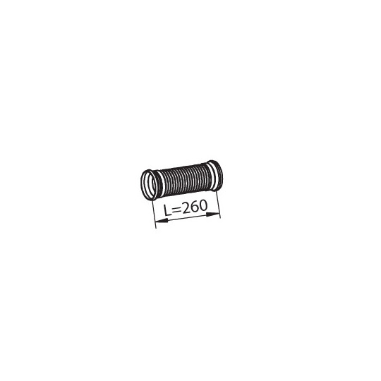 54209 - Corrugated Pipe, exhaust system 