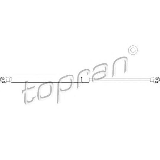 301 035 - Boot lid gas spring 