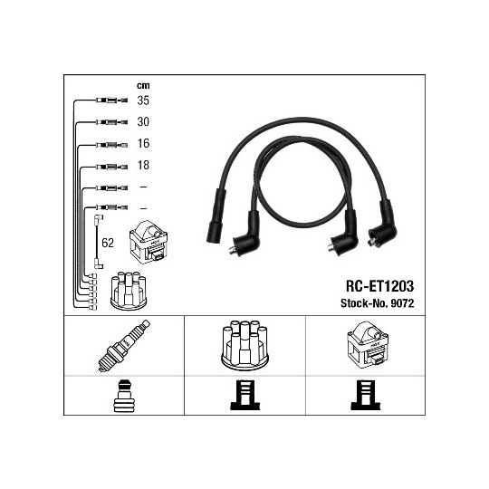 9072 - Ignition Cable Kit 